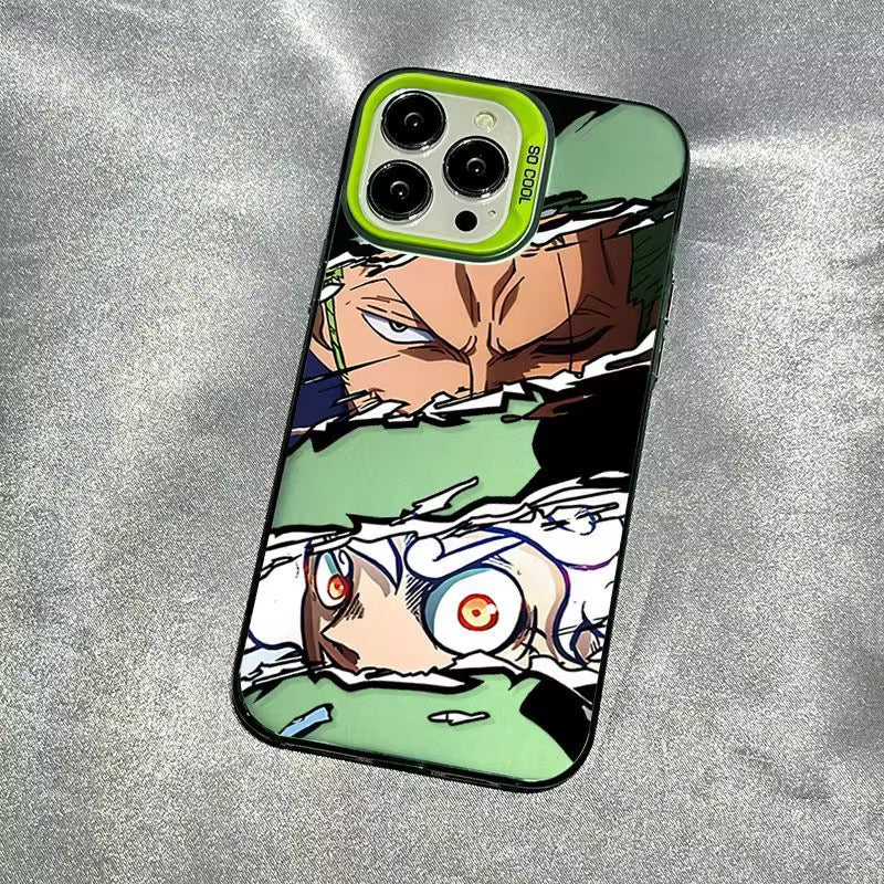 Cartoon Anime One Piece Hartplastik IMD Handyhülle für iPhones